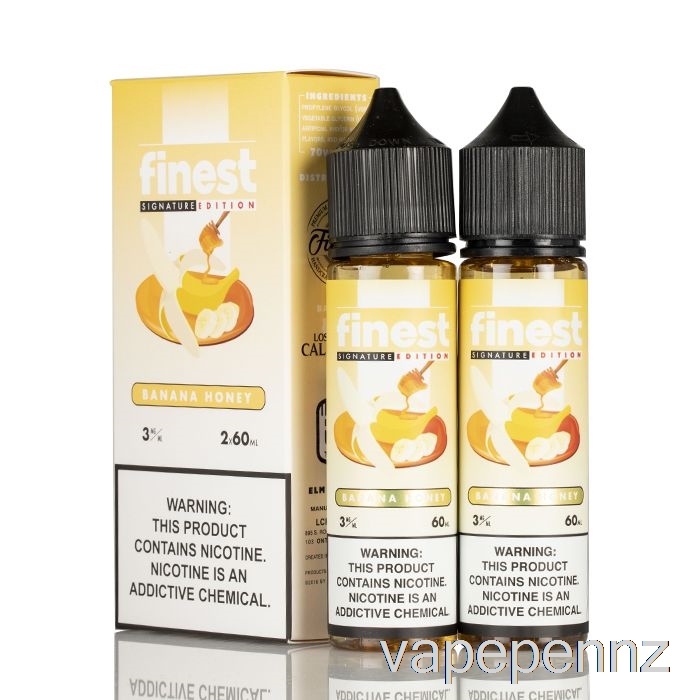 Banana Honey - The Finest Signature Edition - 120mL 0mg VAPE NZ